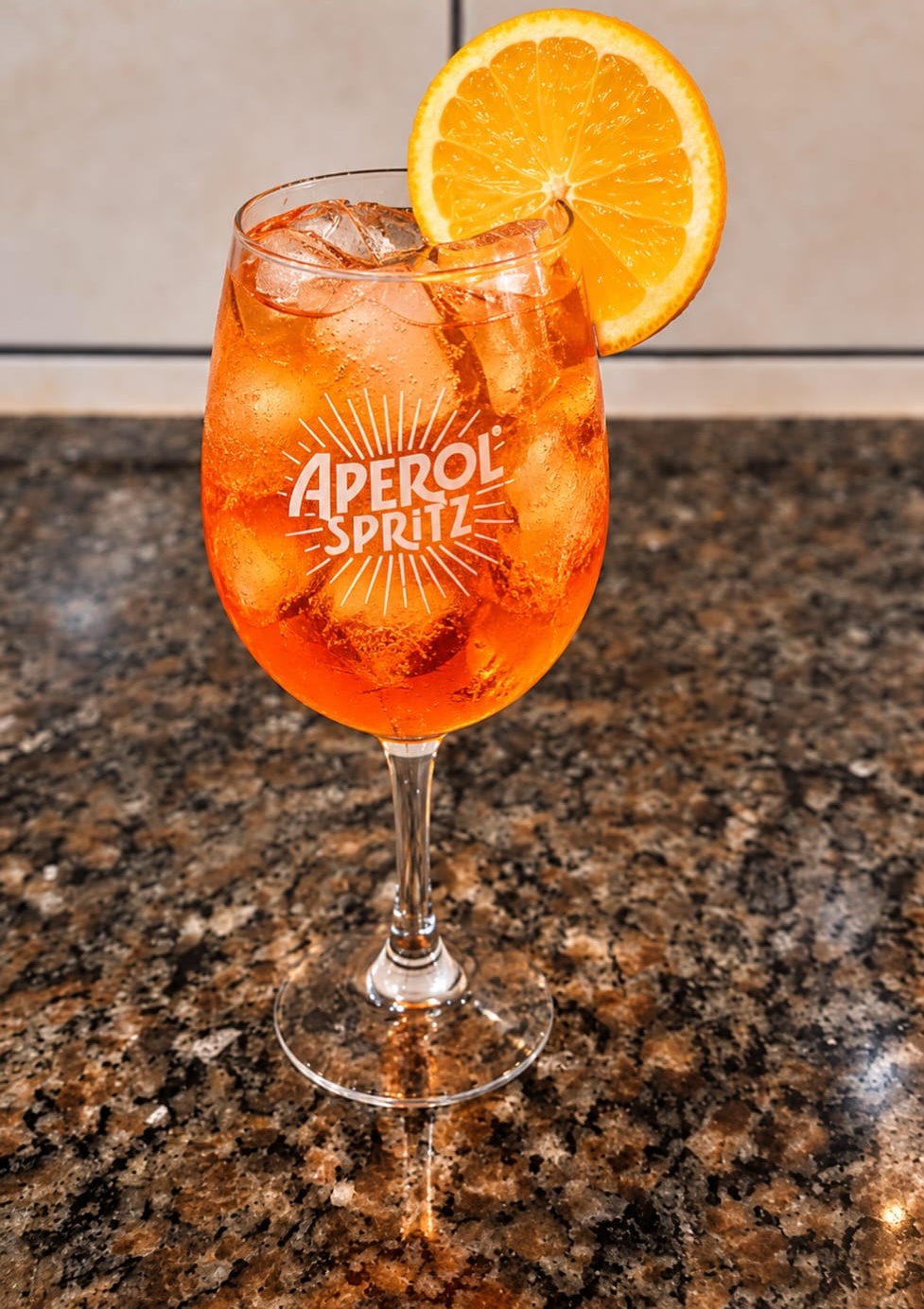 Fotografia do coquetel Aperol Spritz