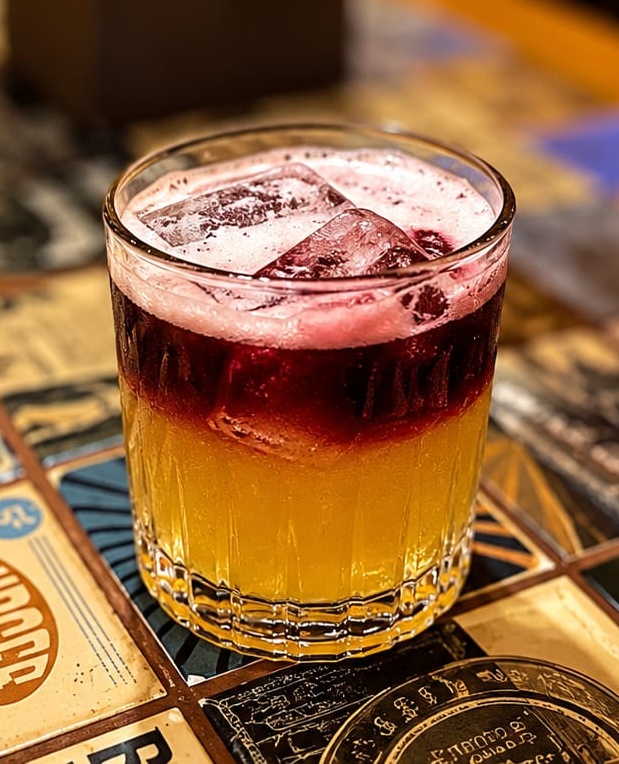 Fotografia do coquetel New York Sour